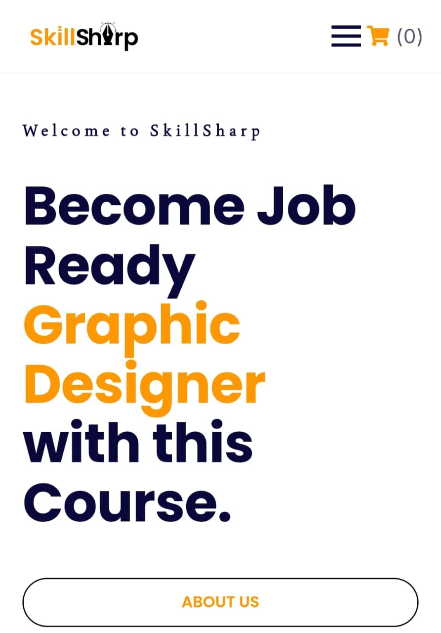 SkillSharp Website Screenshot